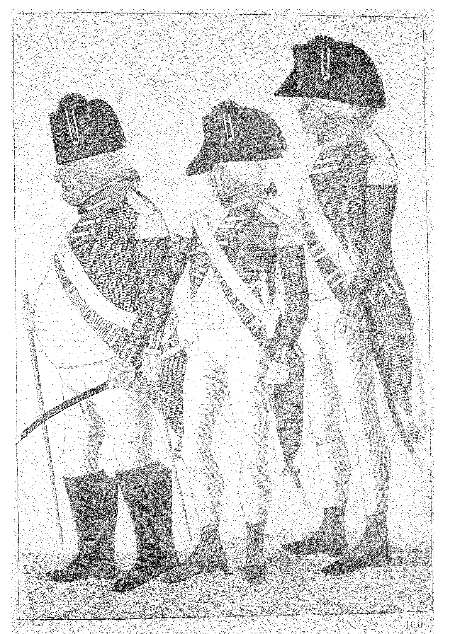 Three Officers of the Hopetoun Fencibles. Lord Napier, Major Pilmer, and Major Clarkson