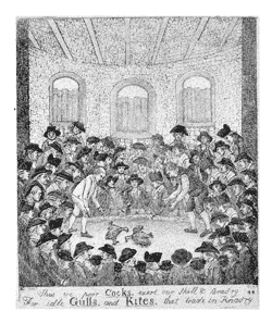 Cock-fighting Match between the counties of Lanark and Haddington