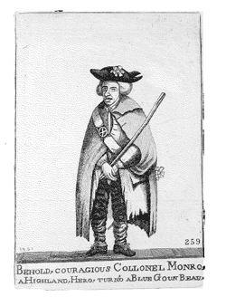 Colonel Monro, a well known blue-gown beggar