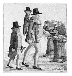 Mr. Hamilton Bell, W.S., carrying a Vintner's Boy from Edinburgh to Musselburgh, and Mr. John Rae, Surgeon-Dentist, accompanying him in the character of Bottle-Holder