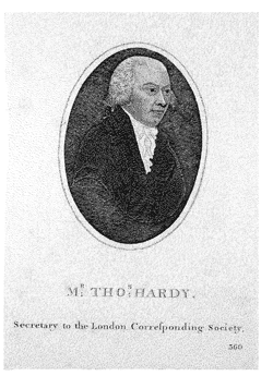 Thomas Hardy, Secretary to the London Corresponding Society