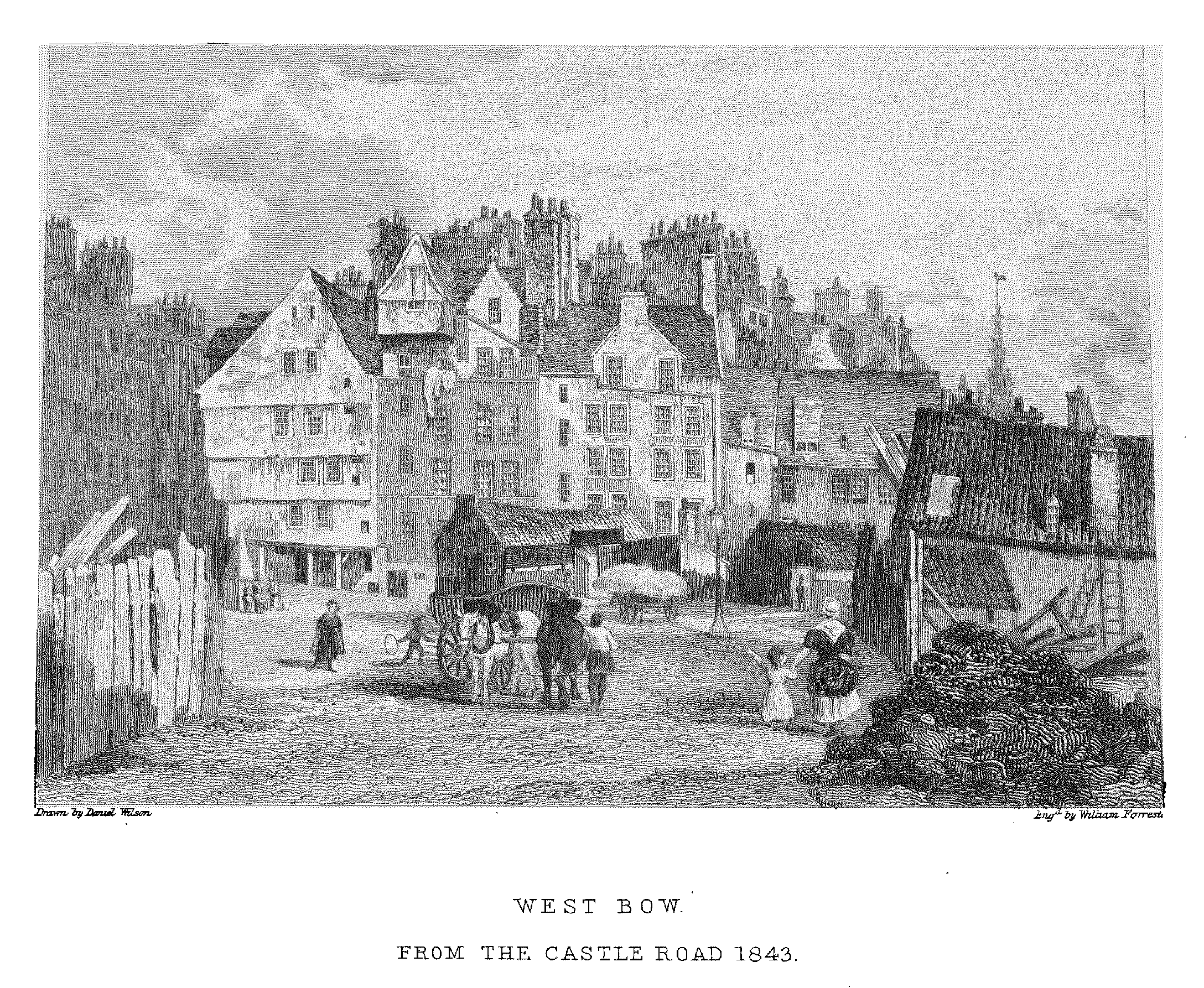 WEST BOW
FROM THE CASTLE ROAD 1843