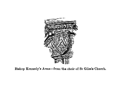 Bishop Kennedy's Arms-from the choir of st Giles's Church