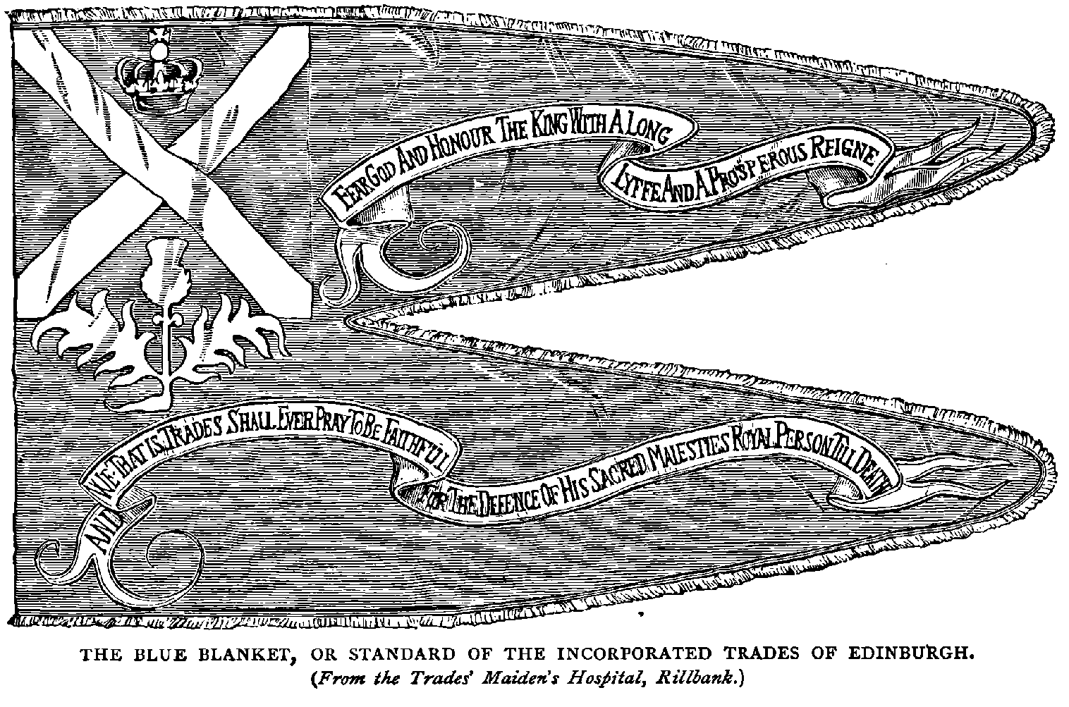 THE BLUE BLANKET, OR STANDARD OF THE INCORPORATED TRADES OF EDINBURGH.