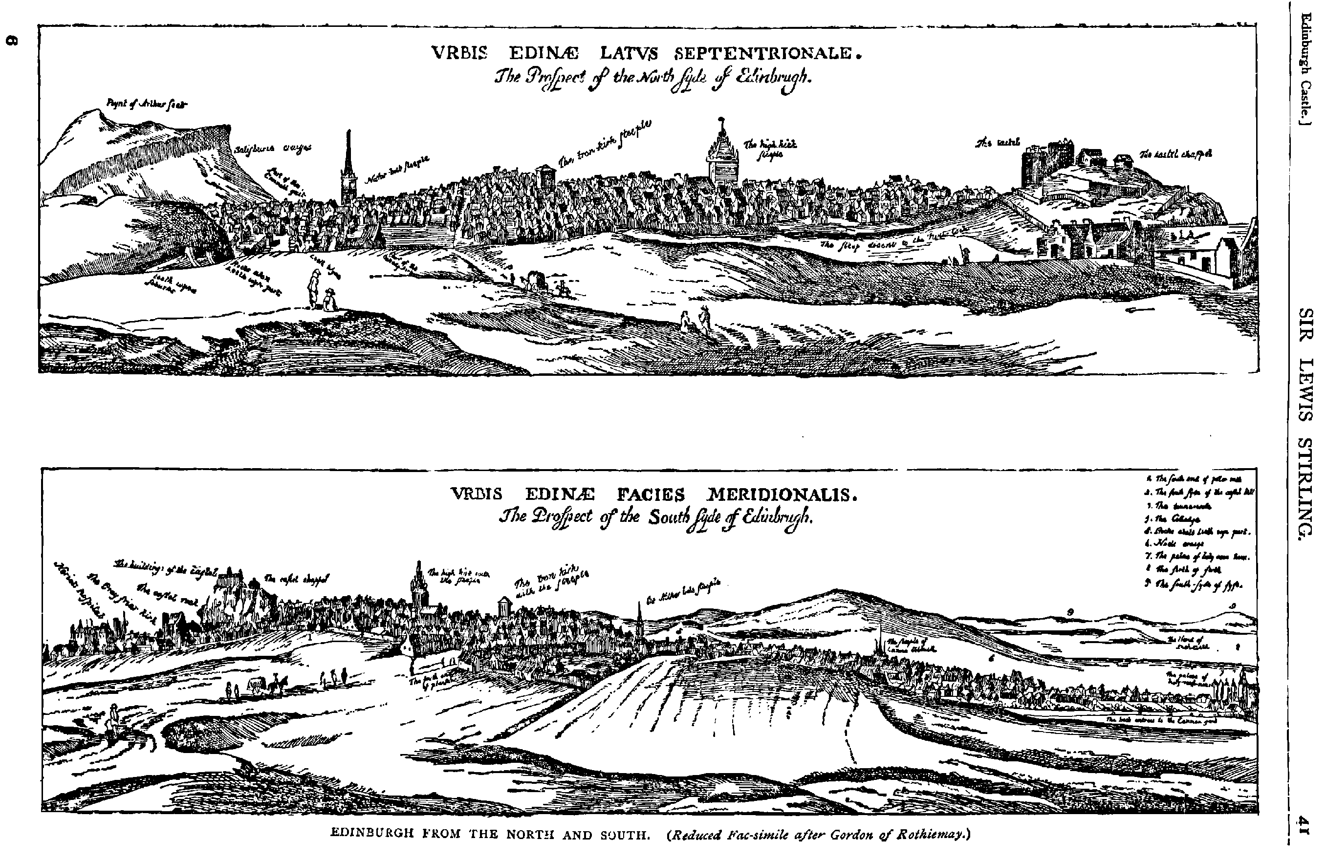 edinburgh from north and south