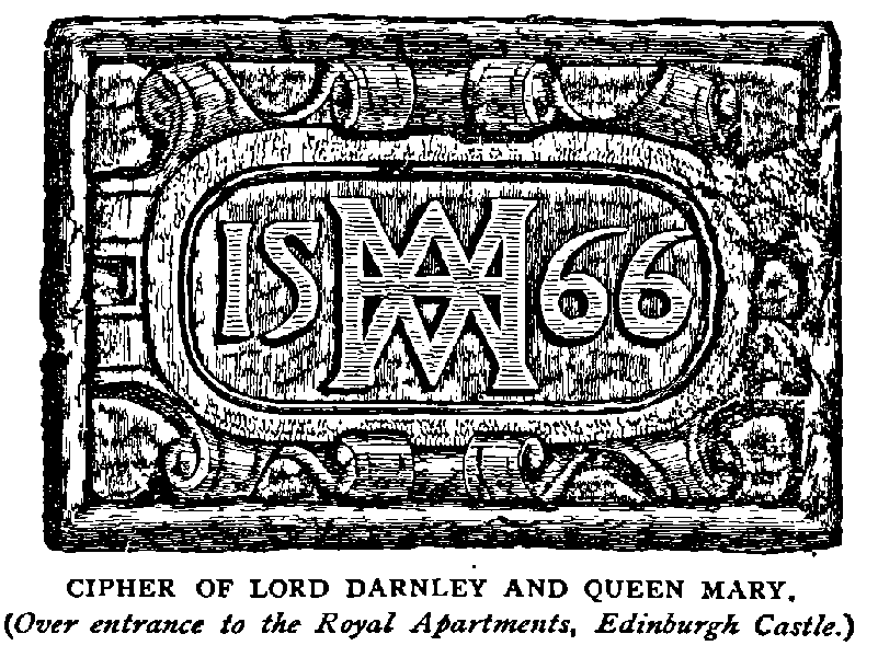 CIPHER OF LORD DARNLEY AND QUEEN MARY.