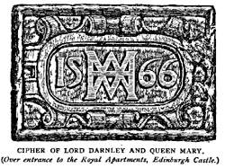 CIPHER OF LORD DARNLEY AND QUEEN MARY.