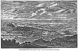 EDINBURGH FROM THE SOUTH, IN 1650