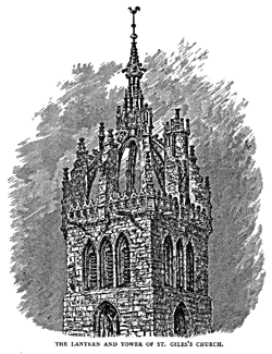 THE LANTERN AND TOWER OF ST. GILES?S CHURCH.