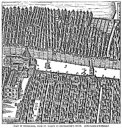 PLAN OF EDINBURGH, FROM sr. GILES'S TO HACKBRSTON'S WYND.