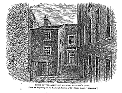 HOUSE OF THE ABBOTS OF MELROSE, STRICHEN?S CLOSE.