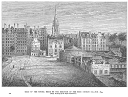 HEAD OF THE MOUND, PRIOR TO THE ERECTION OF THE FREE CHURCH COLLEGE, 1844