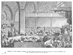 MEETING OF THE GENERAL ASSEMBLY OF THE KIRK OF SCOTLAND IN THE OLD KIRK, ST, GILES'S CATHEDRAL 1787