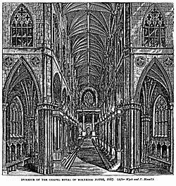 INTERIOR OF THE CHAPEL ROYAL OF HOLYROOD HOUSE, 1687-
