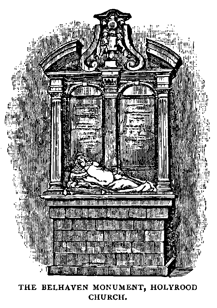 THE BELHAVEN MONUMENT, HOLYROOD
CHURCH.