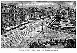 PRINCES STREET, LOOKING EAST FROM SCOTT?S MONUMENT.