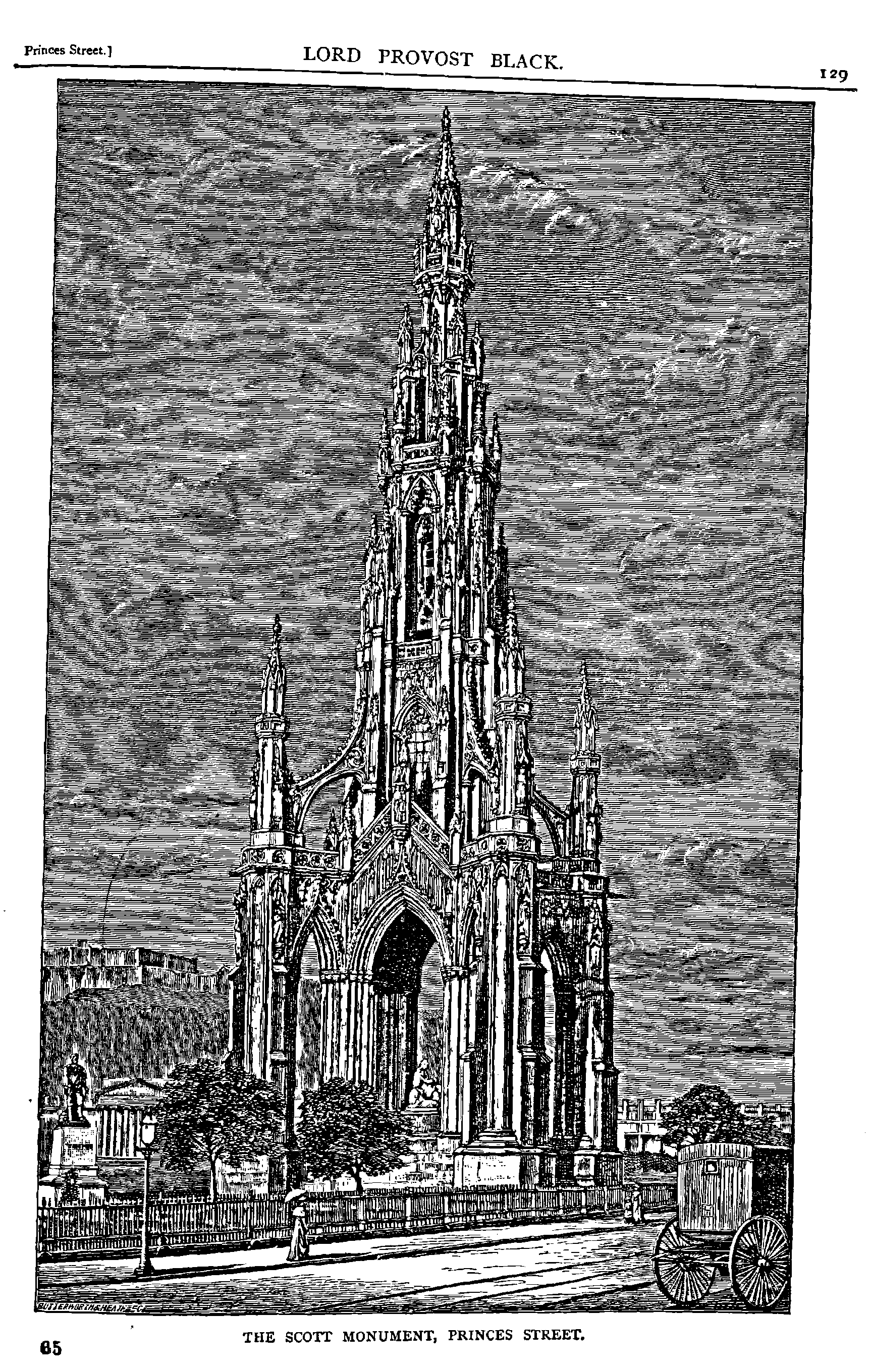 THE SCOTT MONUMENT, PRINCES STREET