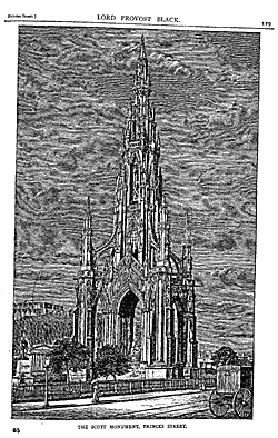 THE SCOTT MONUMENT, PRINCES STREET