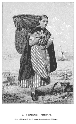 A NEWHAVEN FISHWIFE. 
(From a Photograph by Mr. D. Macara, 8, Cockburn Street, Edinburgh) 