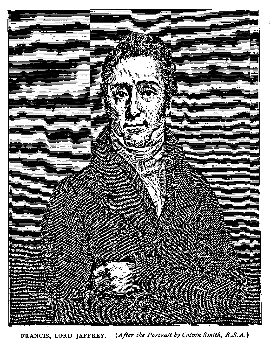 FRANCIS, LORD JEFFREY. (After the Portrait by Calvin Smith, R.S.A.) 