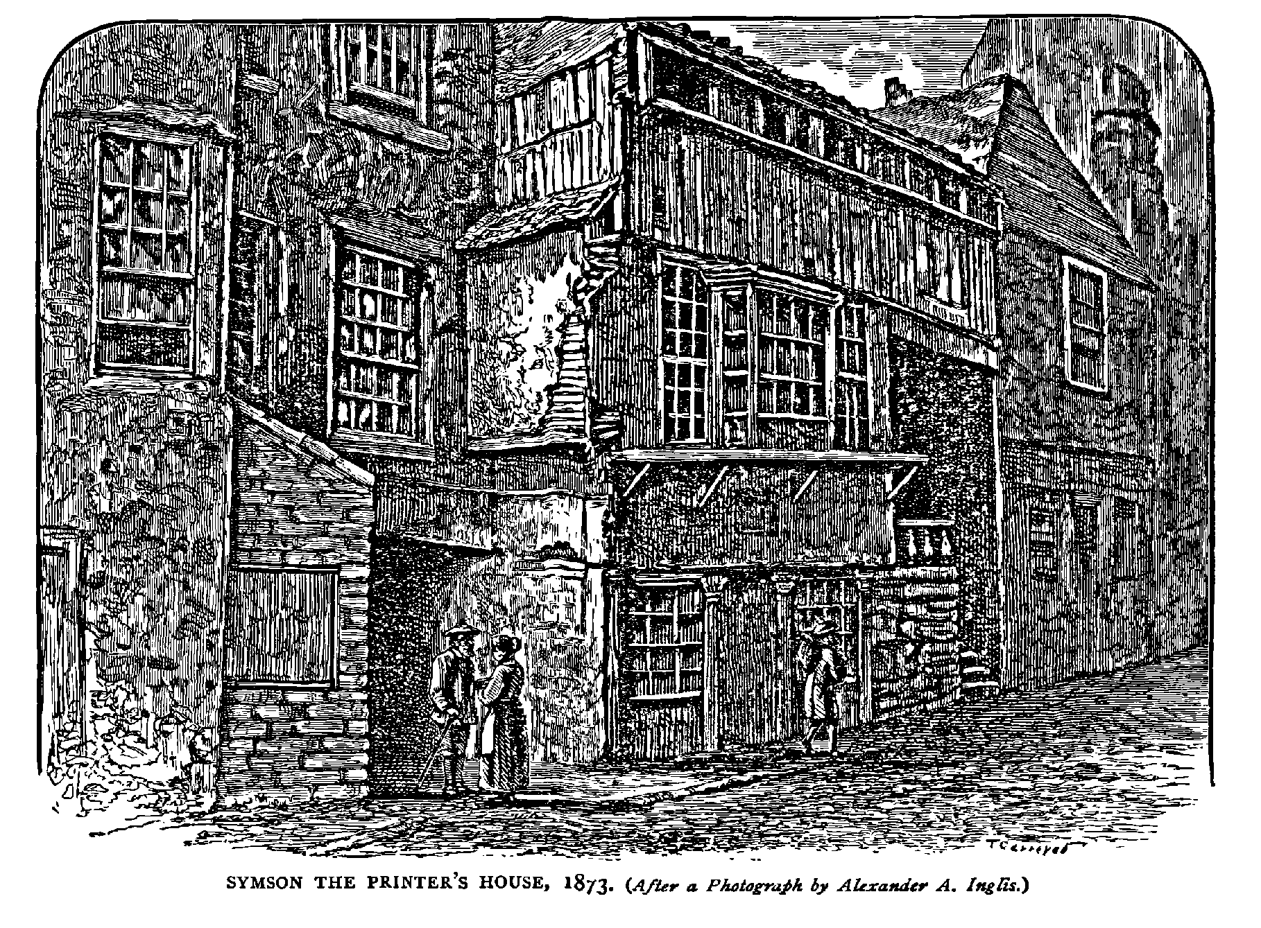 SYMSON THE PRINTER'S HOUSE, 1873