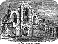 LADY YESTER?S CHURCH, 1820. (After Storer.)