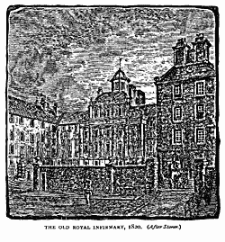 THE OLD ROYAL INFIRMARY, 1820