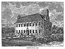 DARIEN HOUSE, 1750.