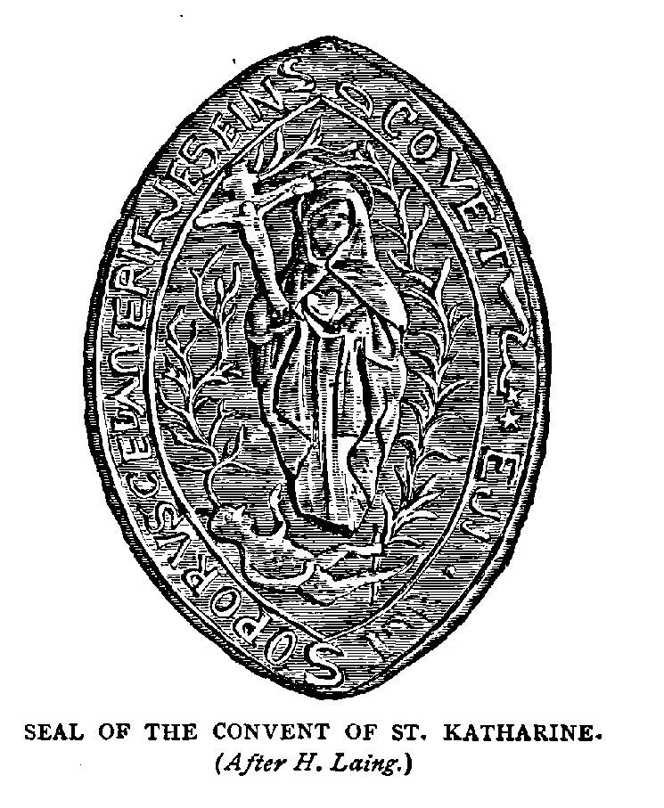 SEAL OF THE CONVENT OF ST. KATHARINE.