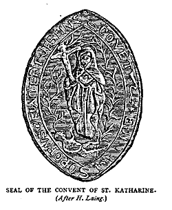 SEAL OF THE CONVENT OF ST. KATHARINE.