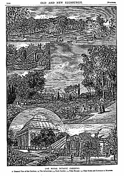 THE ROYAL BOTANIC GARDENS.
Y General Vier of the Gardem ; z, 'The Arboretum ; 3, Rock Garden ; 4 Palm Houses ; 5, Class Rarm and Entrance to NUwm