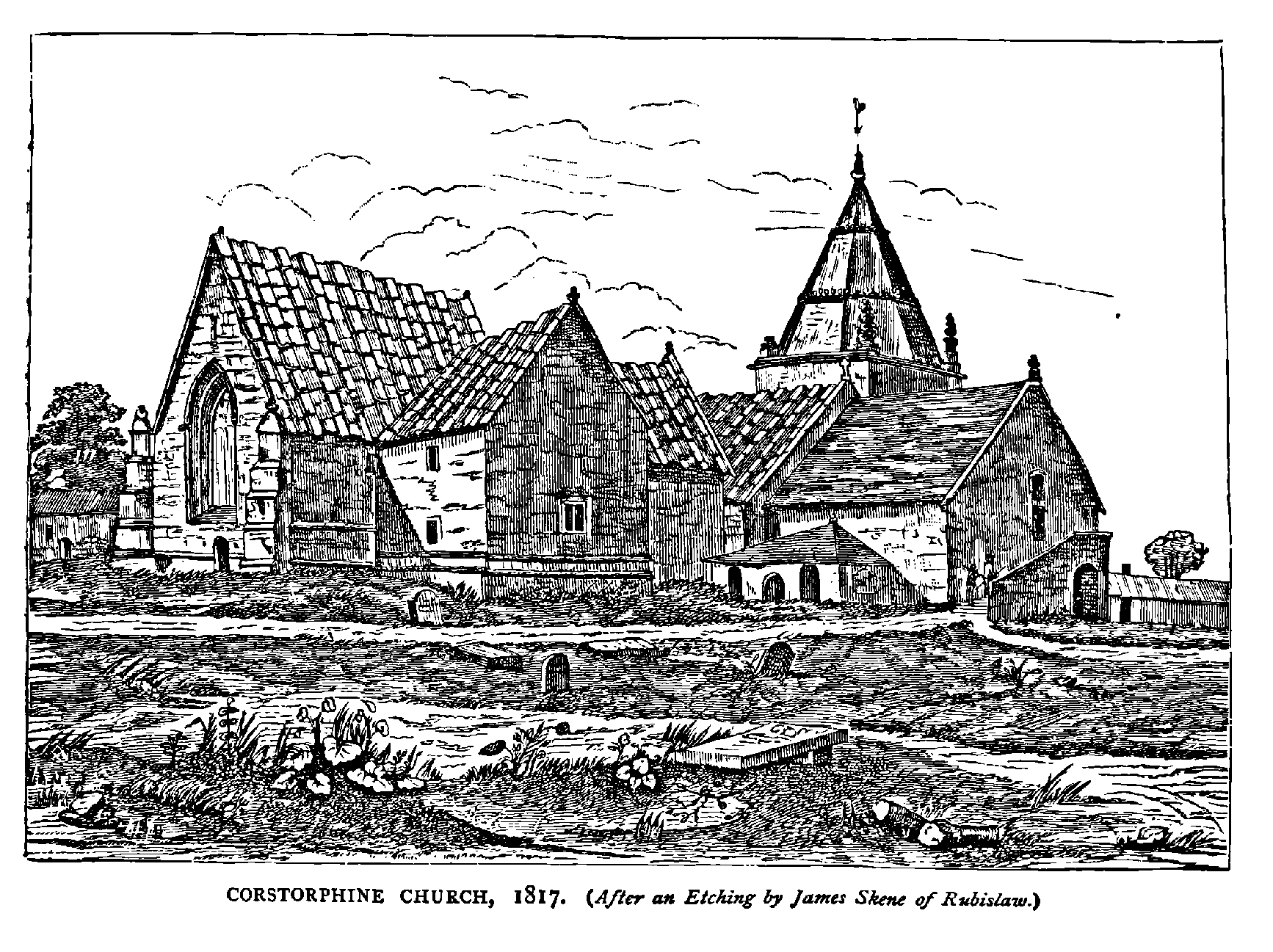 CORSTORPHINE CHURCH, 1817.