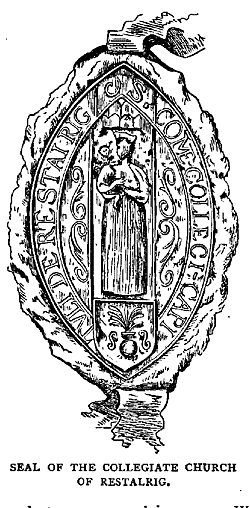 SEAL OF THE COLLEGIATE OF RESTALRIG.