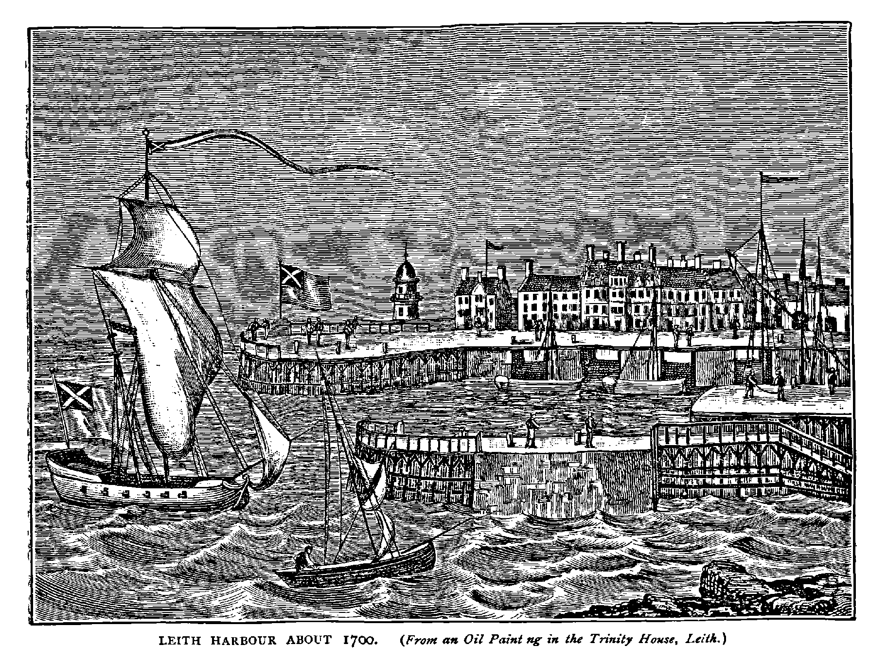 LEITH HARBOUR ABOUT 1700. 