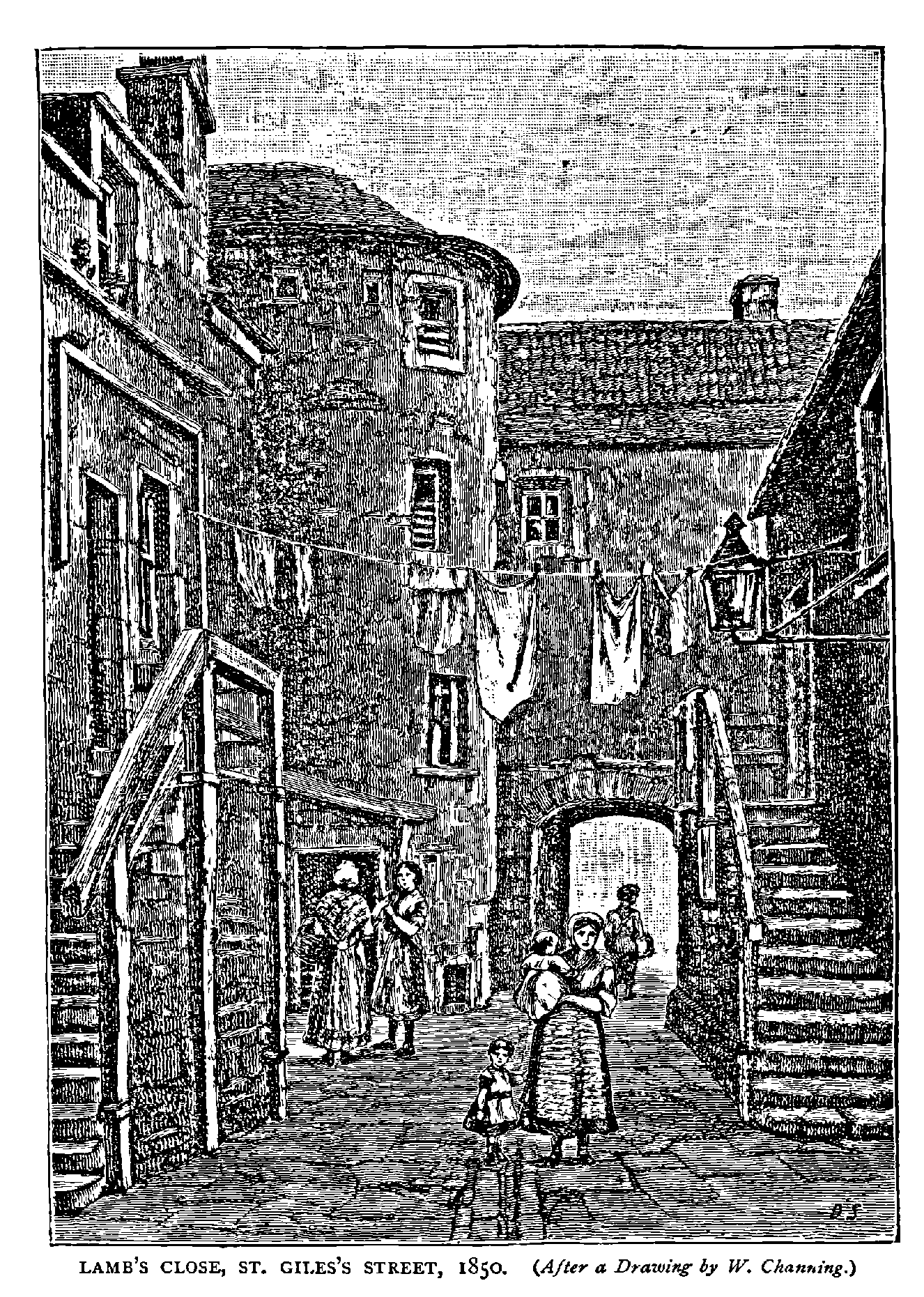 LAMB'S CLOSE, ST. GILES'S STREET. 1850