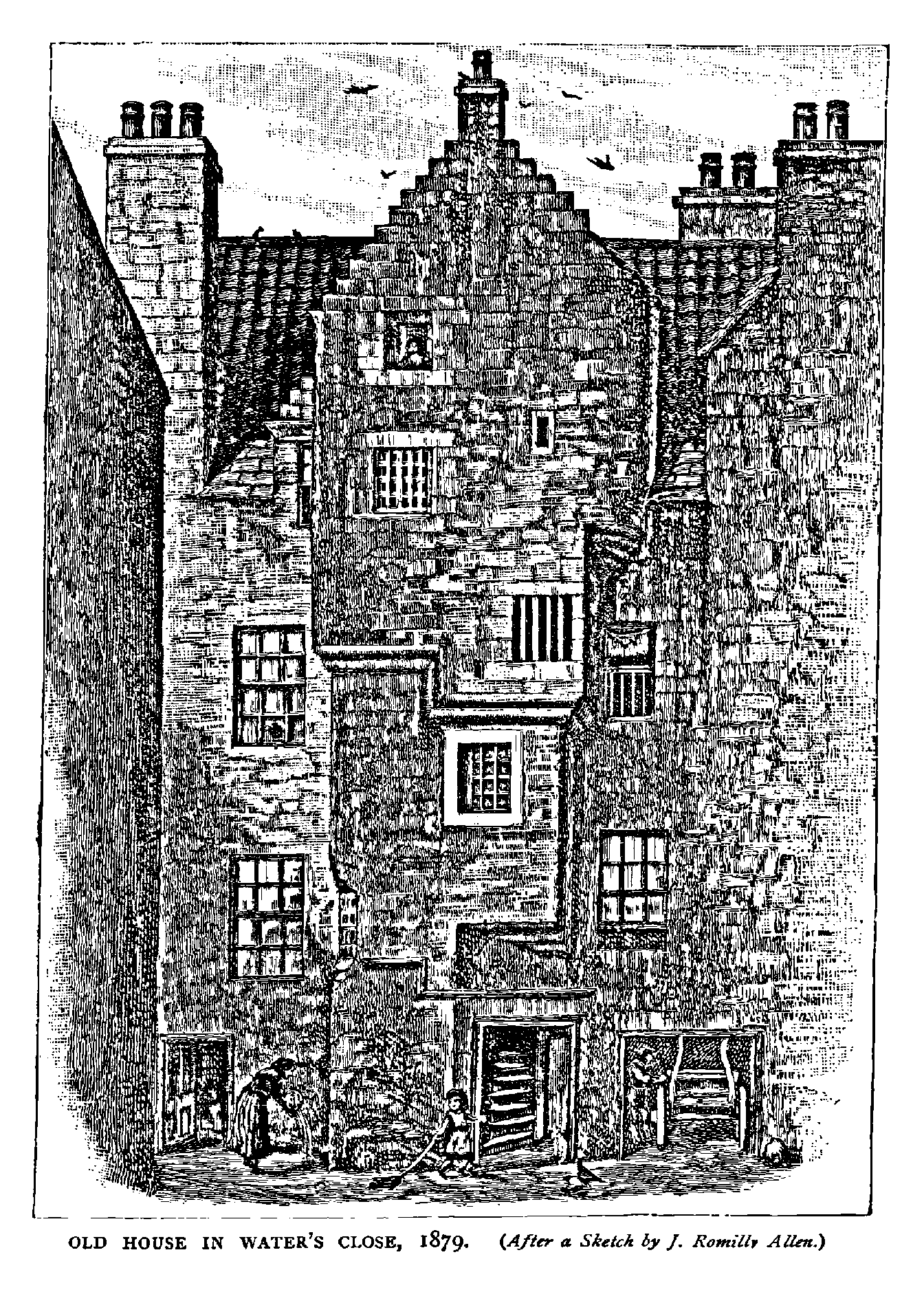 OLD HOUSE IN WATER?S CLOSE, 1879. 