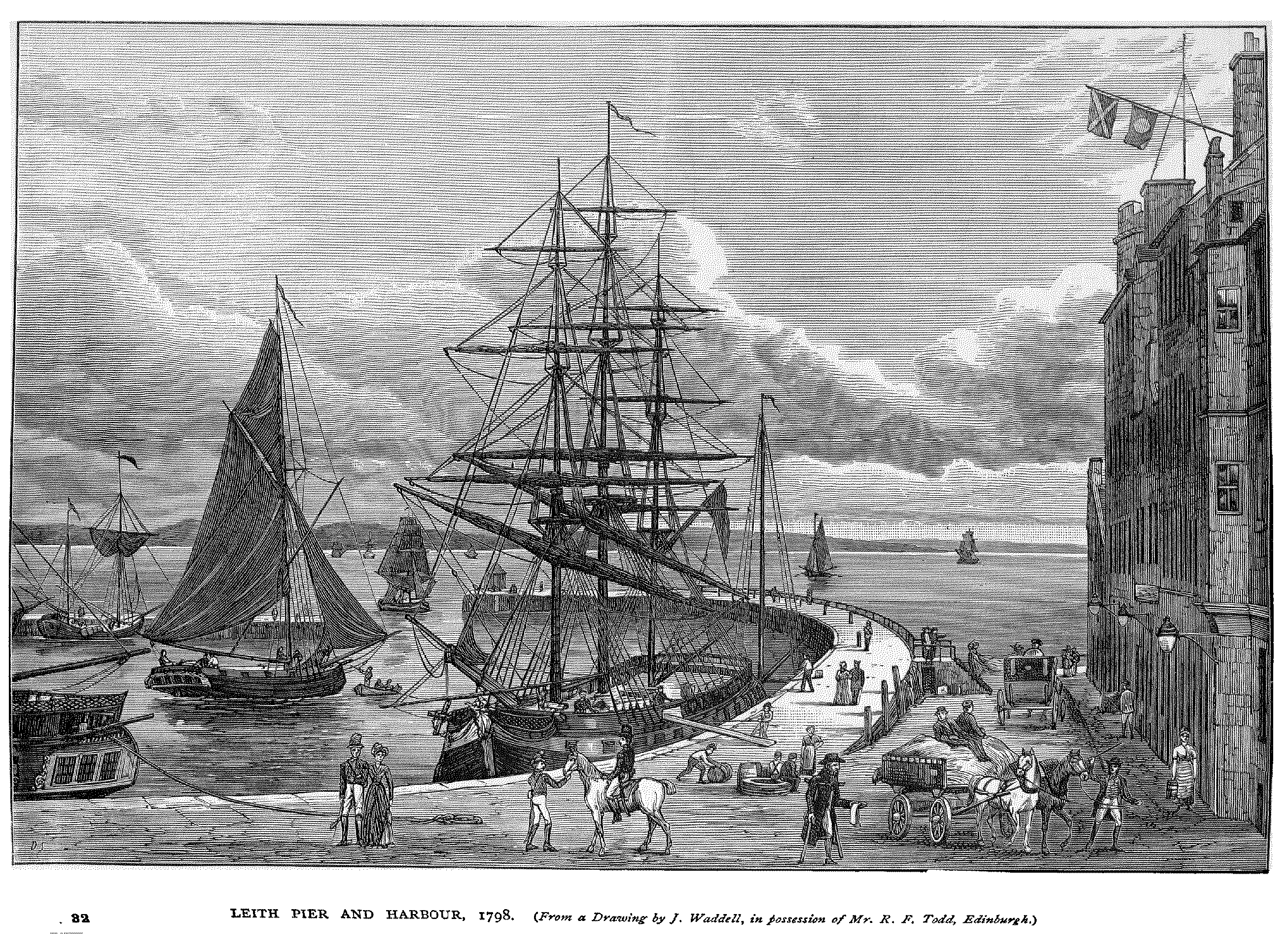 LIETH PIER AND HARBOUR, 1798.