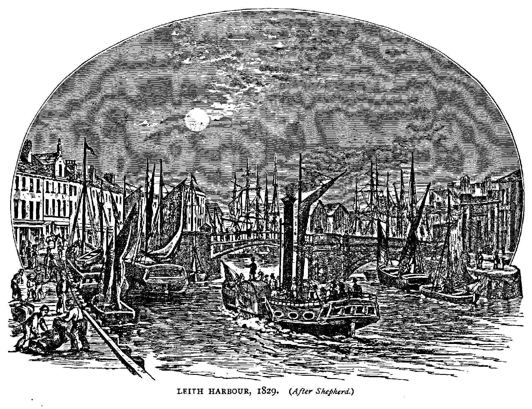 LEITH HARBOUR, 1829. 