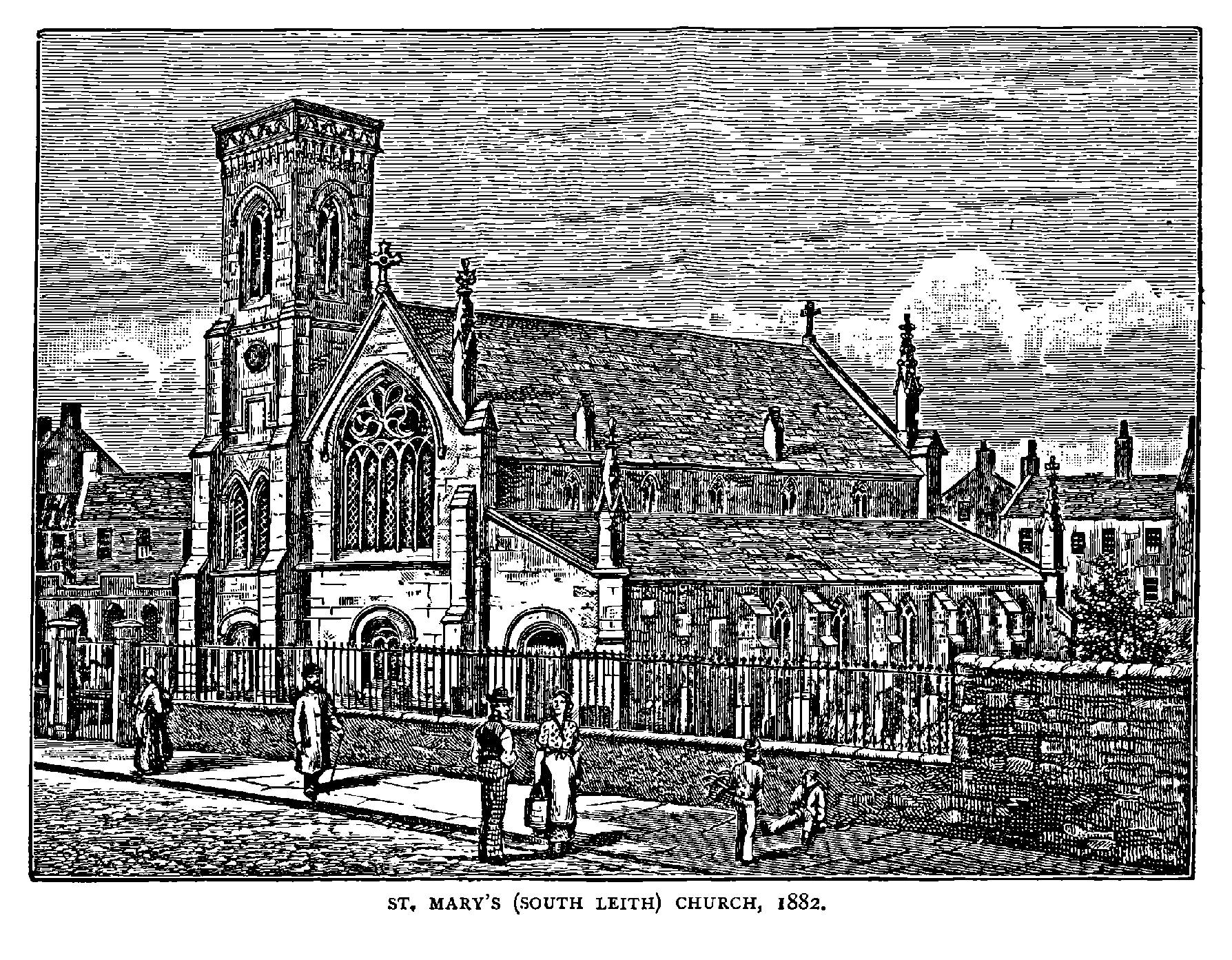 ST MARY'S (SOUTH LIETH) CHURCH, 1882.