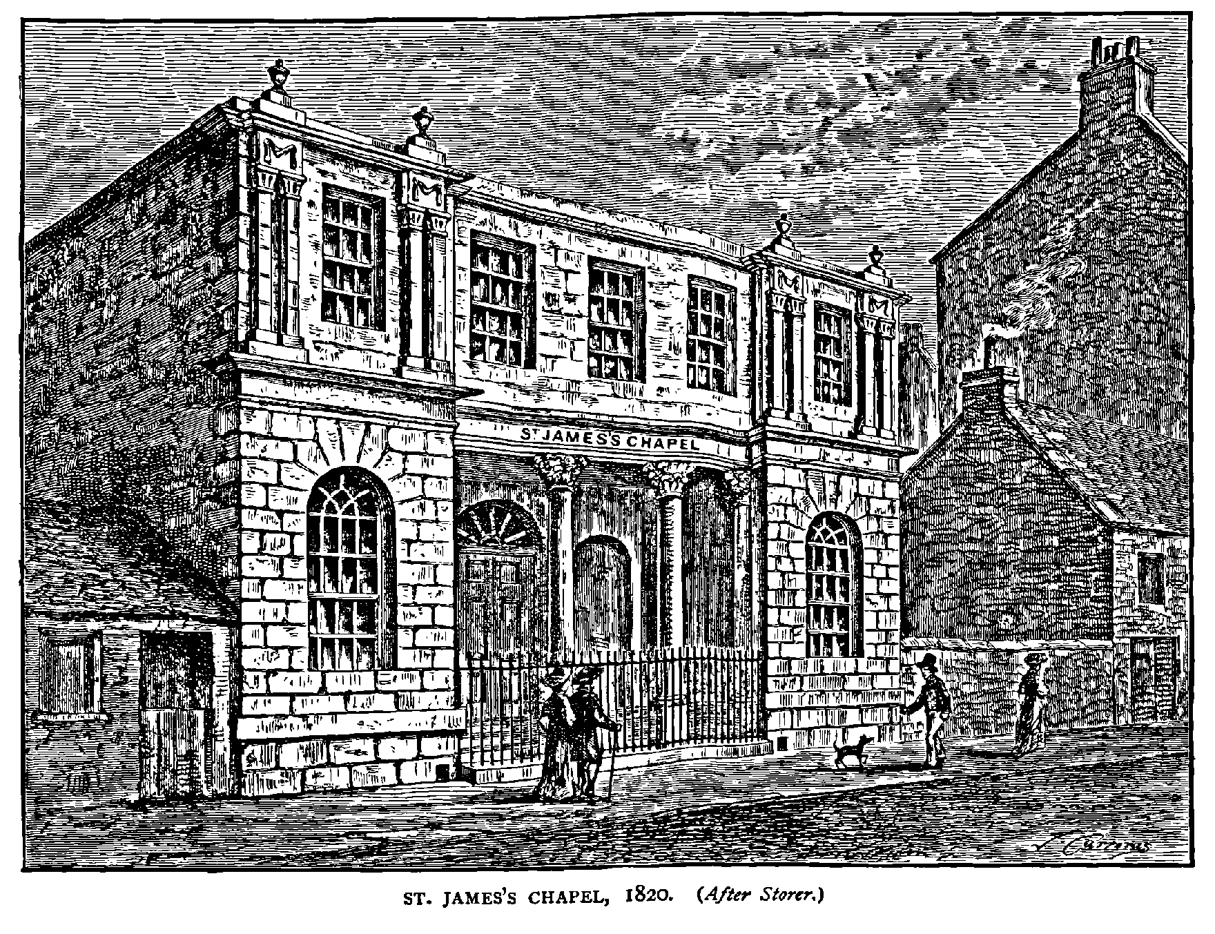 ST JAMES CHAPEL, 1820.